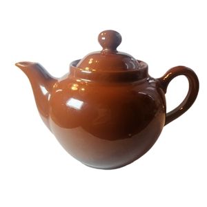 Brown Tea Pot Vintage ACF Ceramic Tea Pot Restaurant Cafe Ware Made in Italy